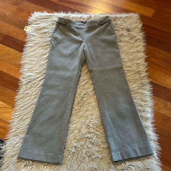 Loft Marissa gray trouser boot cut pant size 4 - Picture 1 of 7